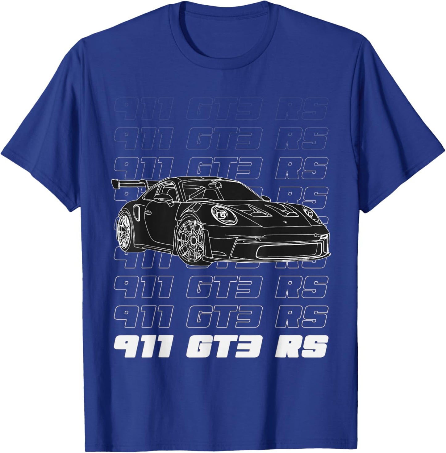 Exclusive 911 GT3 RS Silhouette Meme Coin Motorsport SE T-Shirt - T-Shirt | Royal