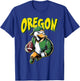 Classic State of Oregons Football Spirit Evergreen Sports T-Shirt - T-Shirt | Royal