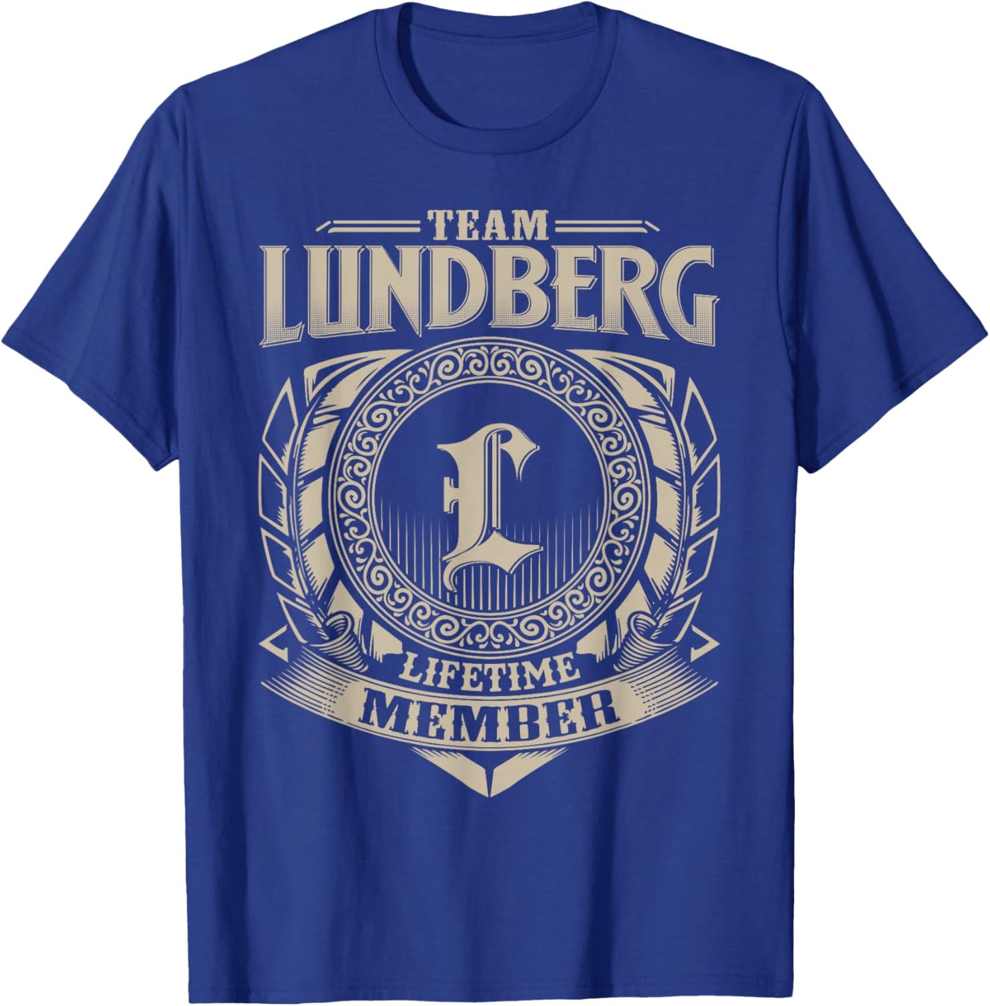 Team LUNDBERG Lifetime Member LUNDBERG Family Name Vintage T-Shirt - T-Shirt | Royal
