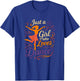 Just a Girl who Loves to Dance Dancing T-Shirt - T-Shirt | Royal