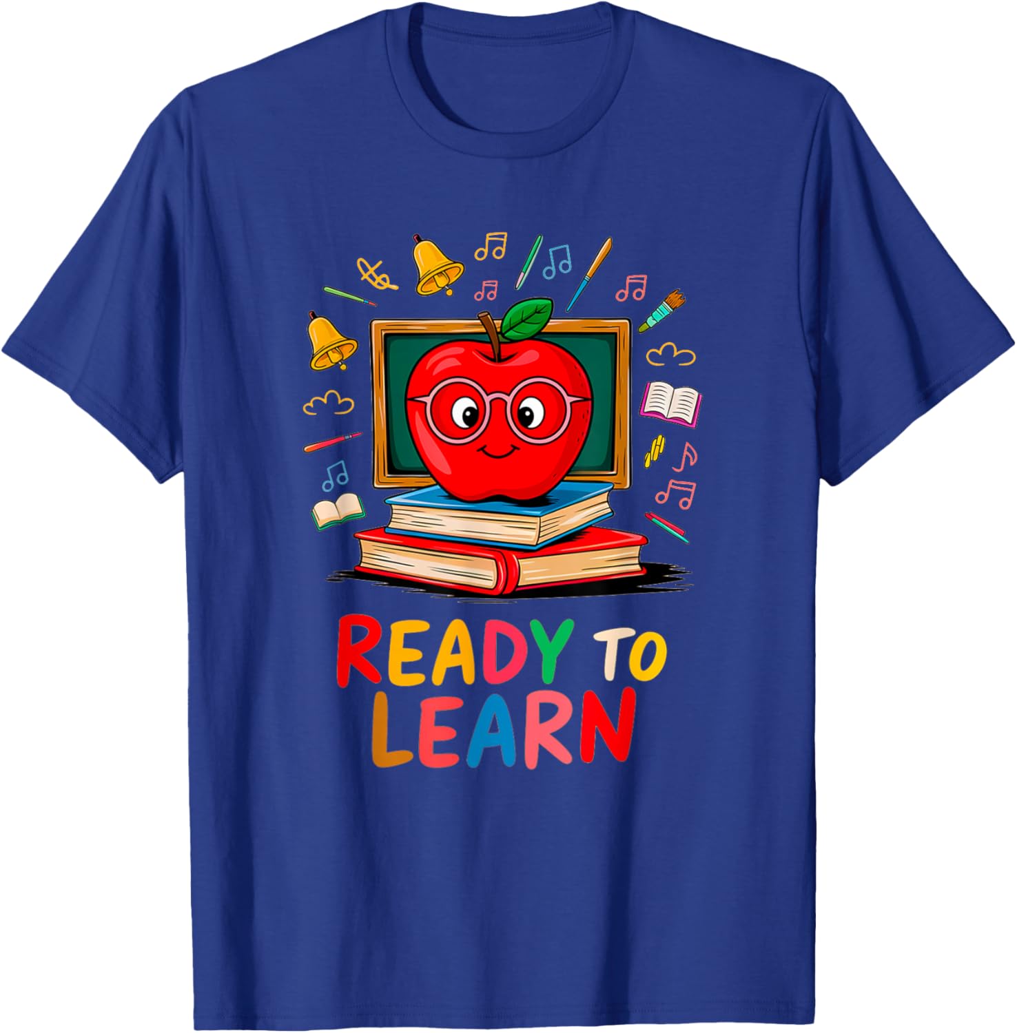 Reads Across America Reading Teacher Books Reader Kids T-Shirt - T-Shirt | Royal