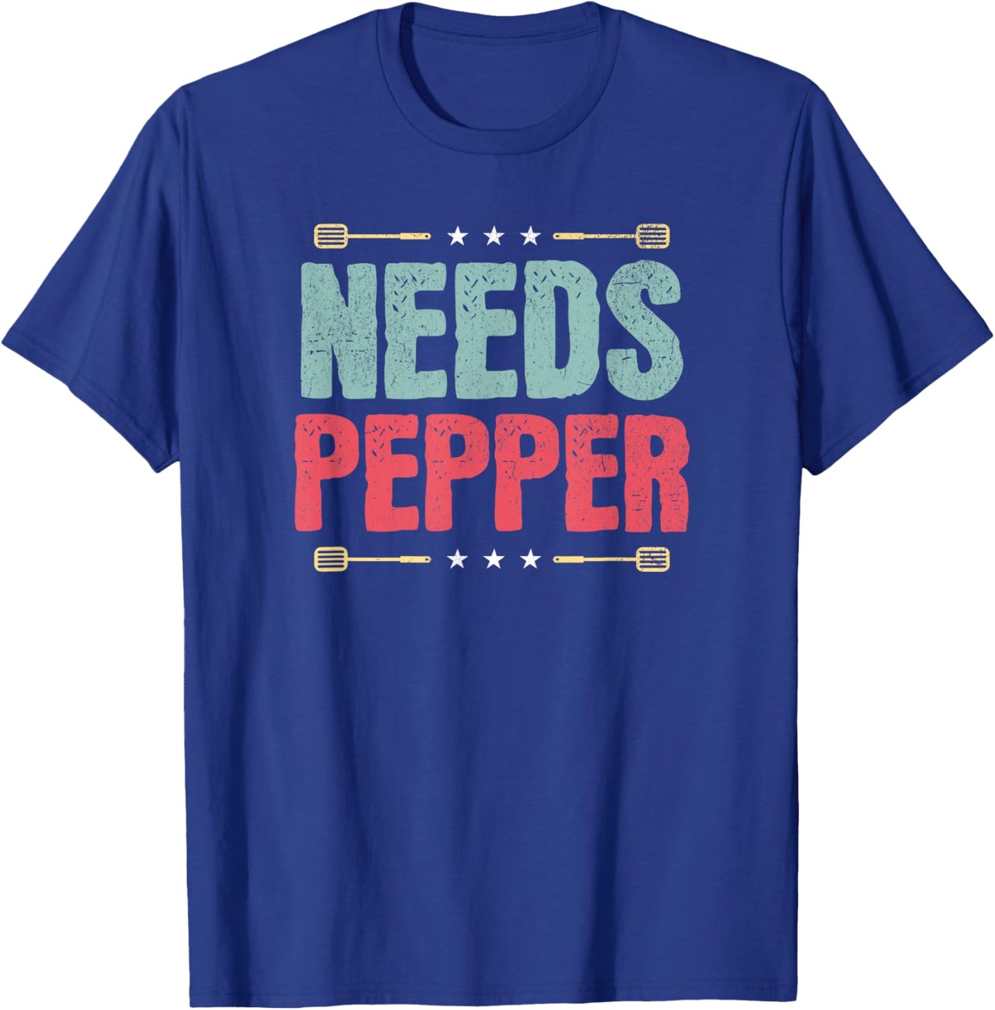 Needs Pepper, Funny Chef Cook Restaurant T-Shirt - T-Shirt | Royal