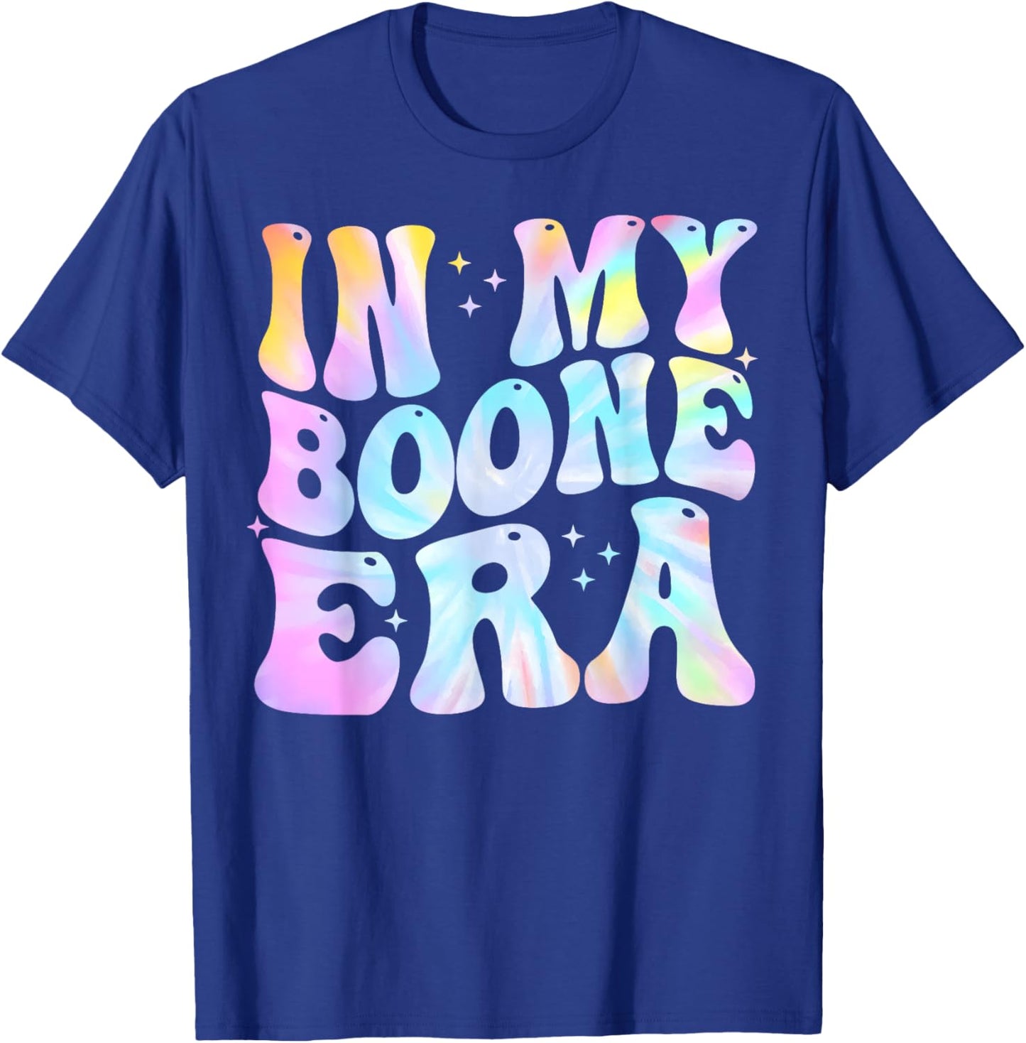 in My Boone Era Funny Boone Heart Men Women Kids Groovy T-Shirt - T-Shirt | Royal