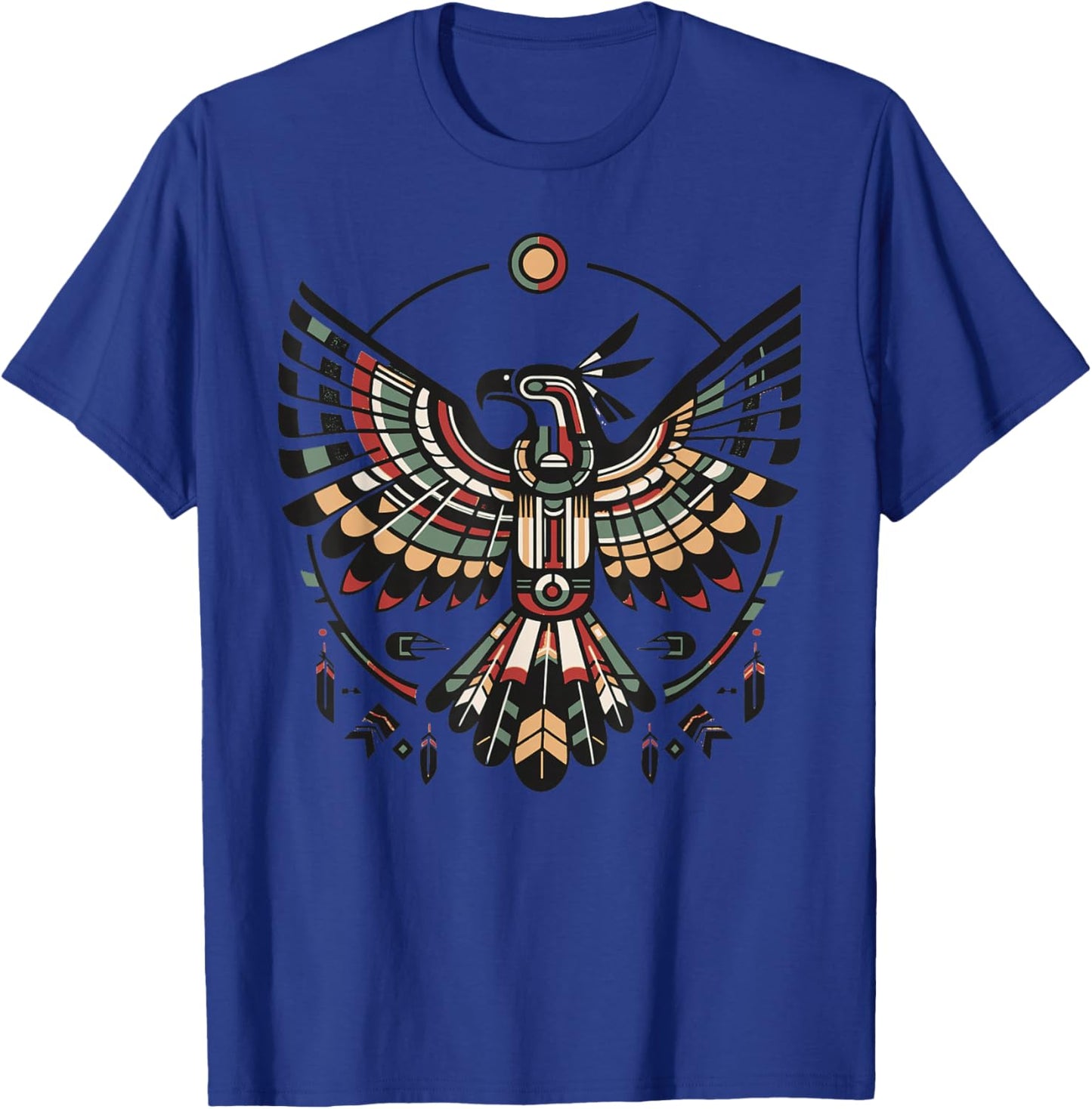 Spiritual Thunderbird Art Mystical Bird of Power T-Shirt - T-Shirt | Royal