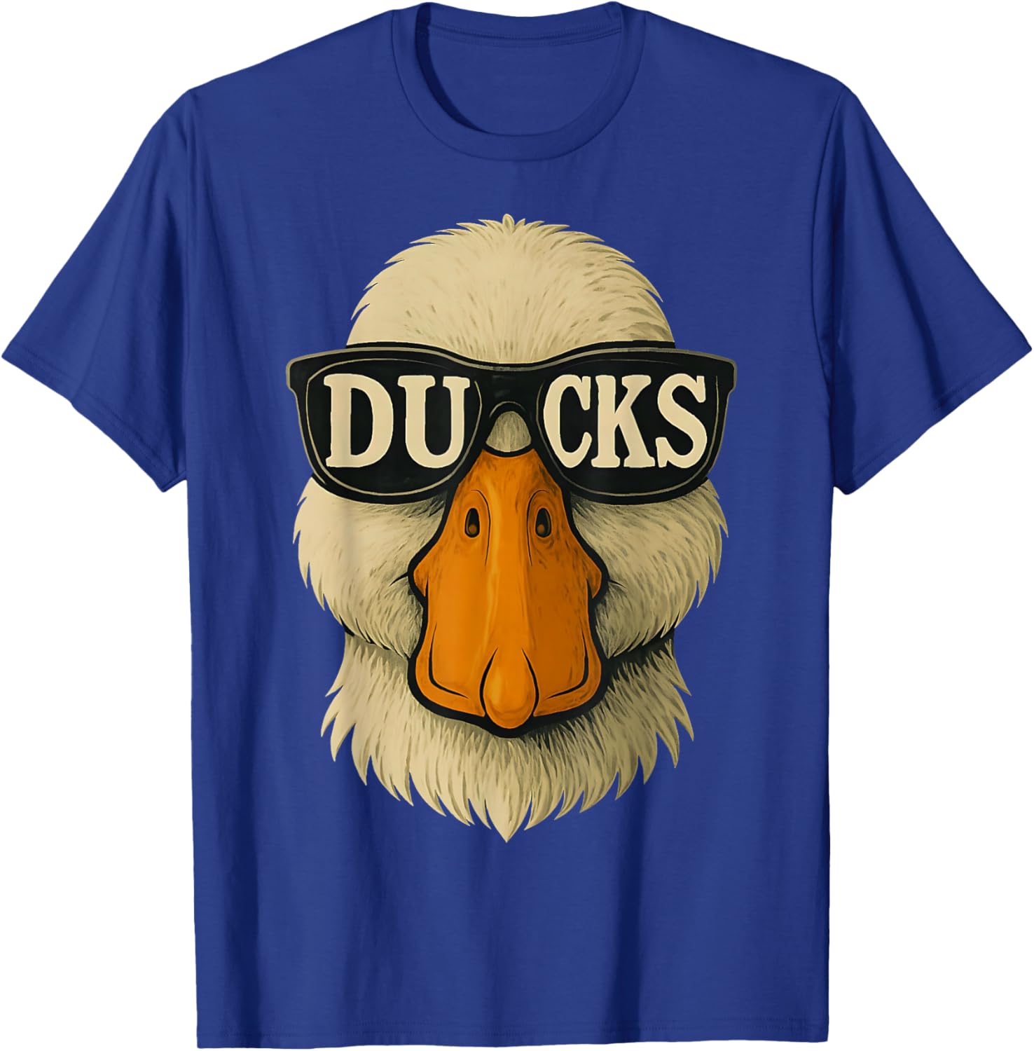 Retro Ducks Name Graphic Apparel Women Kid Boy Girl T-Shirt - T-Shirt | Royal