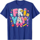 Happy Fri-Yay Friday Coquette Bow Teacher Back to School T-Shirt - T-Shirt | Royal