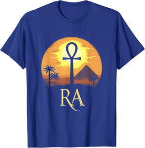 Ra Egyptian Sun God Ankh of Ra T-Shirt - T-Shirt | Royal