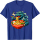 Cute Kaiju Eating Ramen Playful Food Lover T-Shirt - T-Shirt | Royal
