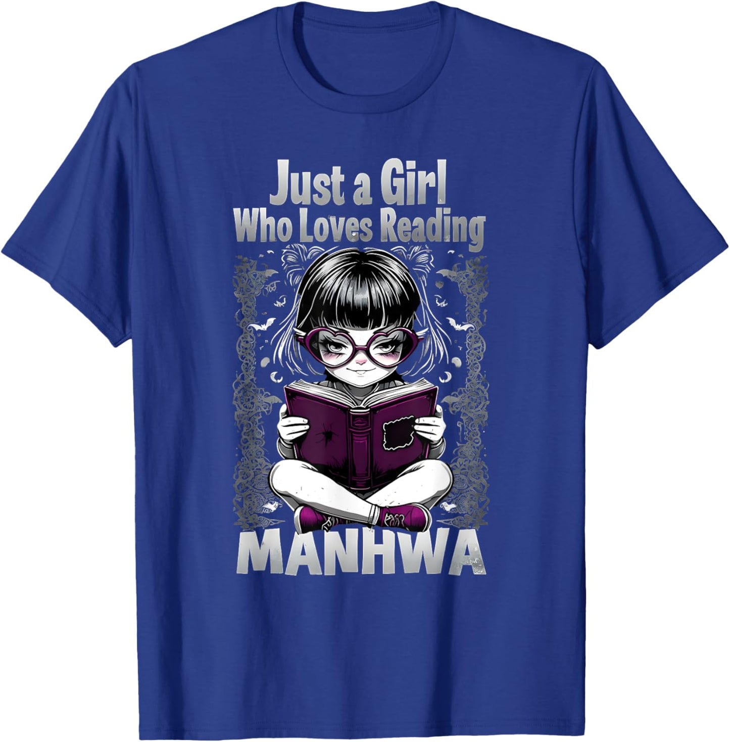 Just a Girl Who Loves Reading Manhwa T-Shirt - T-Shirt | Royal