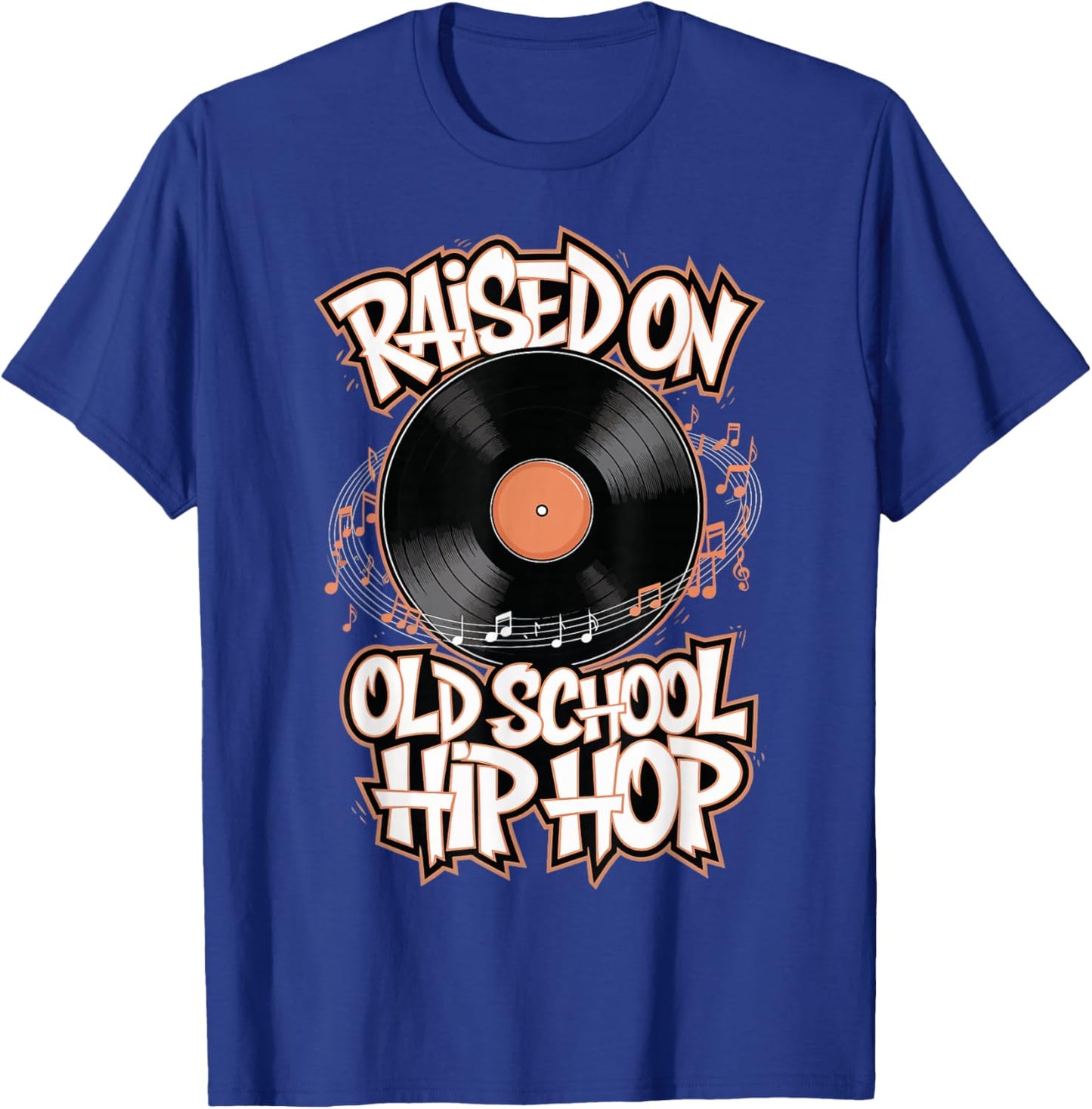 Raised On Old School Hip Hop T-Shirt - T-Shirt | Royal