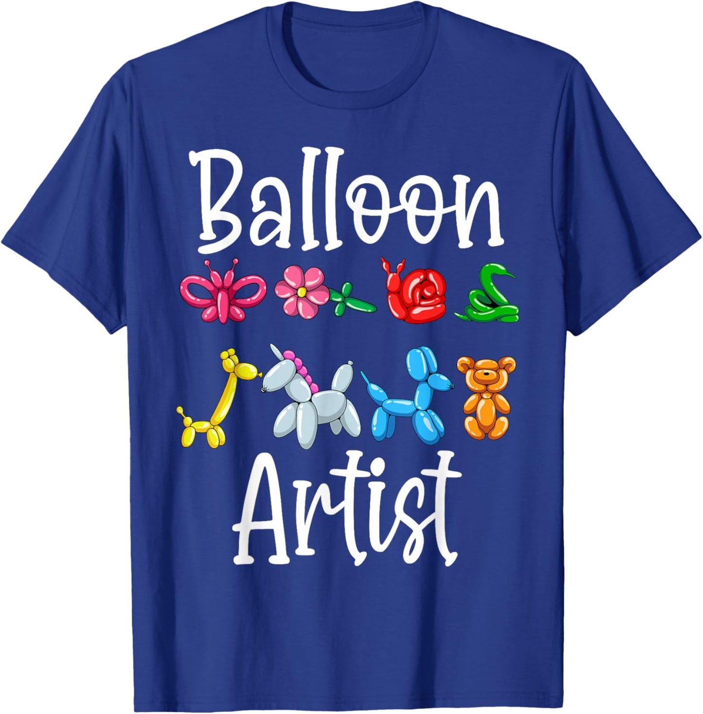 Funny Balloon Artist Twister Animal Twisting Balloons Lovers T-Shirt - T-Shirt | Royal