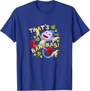 Kids Dora (2024) - Boots That's Bananas T-Shirt - T-Shirt | Royal