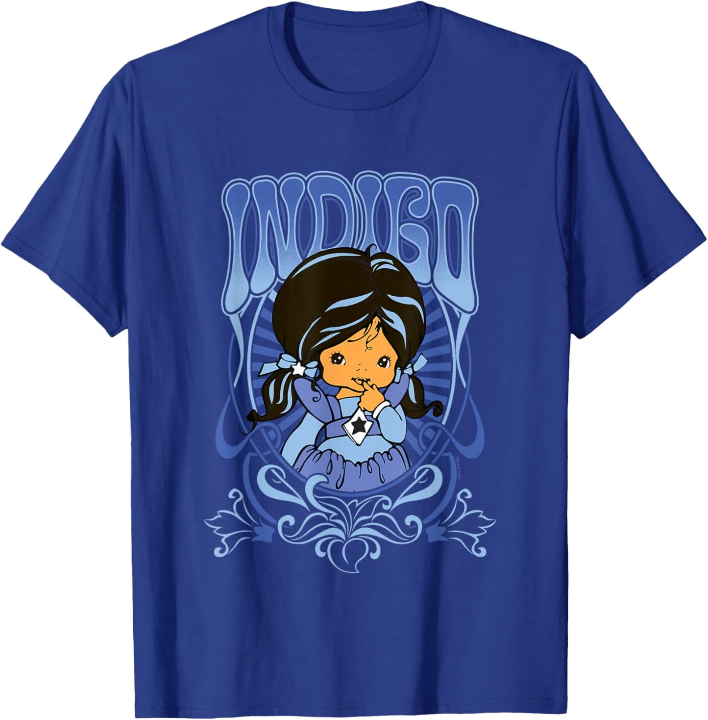 Rainbow Brite Indigo Nouveau Portrait Vintage T-Shirt - T-Shirt | Royal