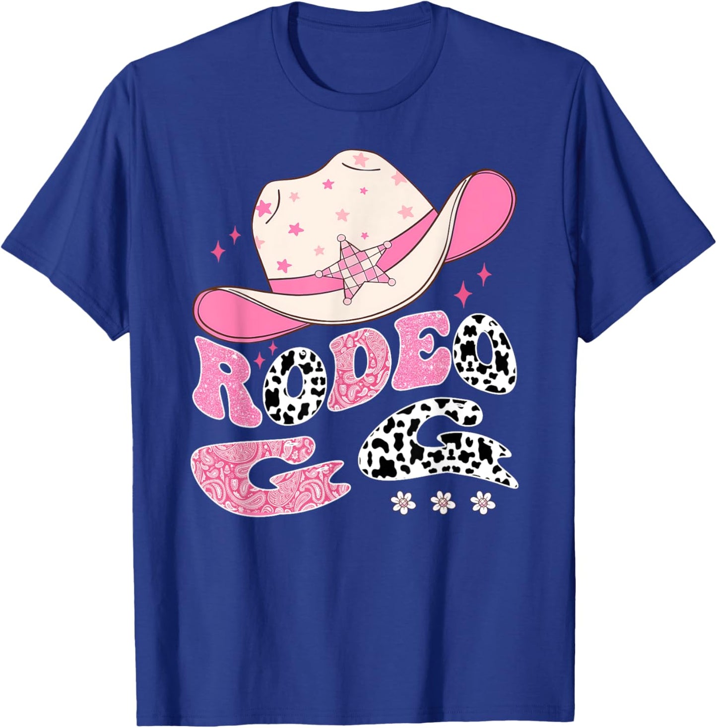Rodeo GG Pink CowGirl 1St Birthday Family Matching T-Shirt - T-Shirt | Royal