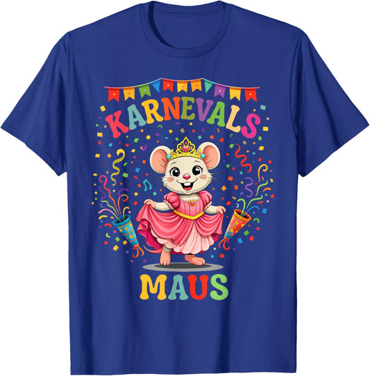 Women's Carnival Costume, Carnival Mouse Fancy Dress T-Shirt - T-Shirt | Royal