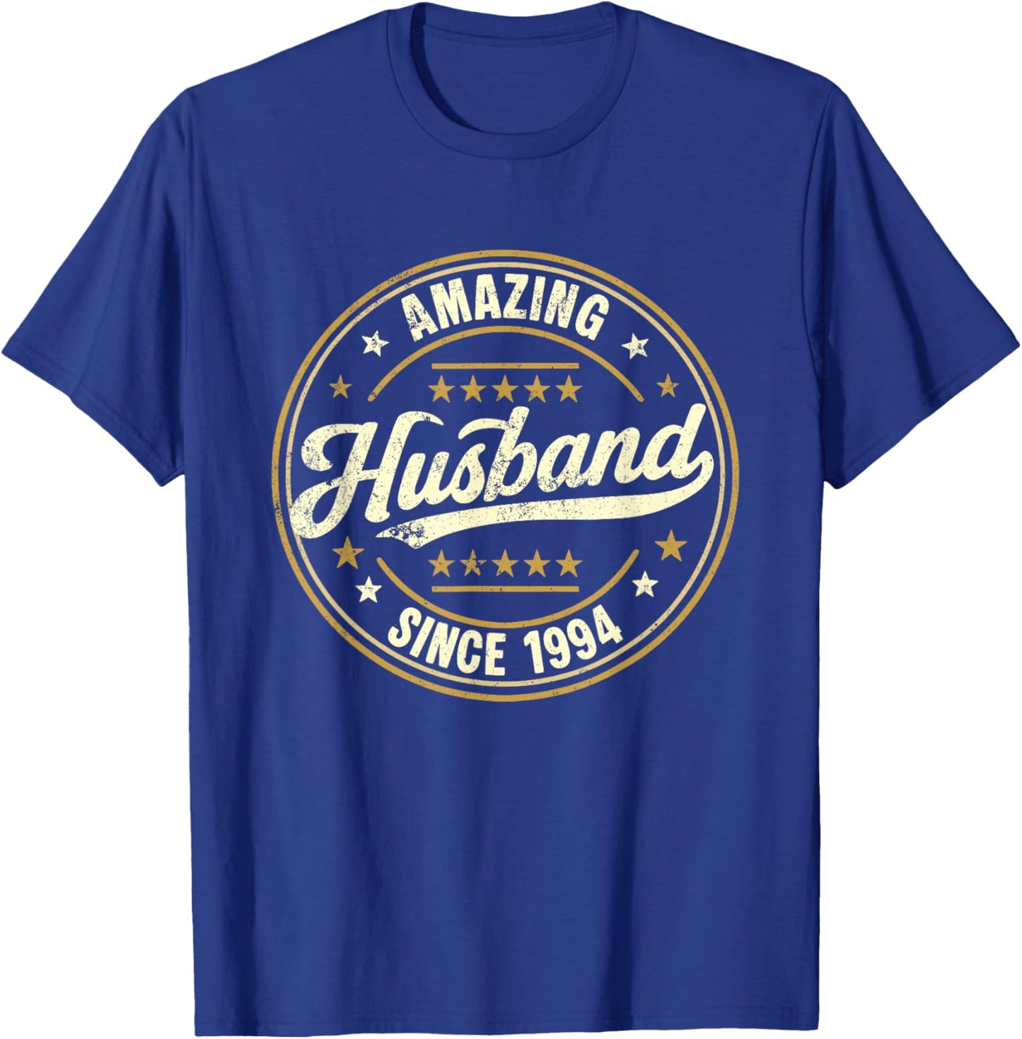 Retro Proud Amazing Husband Since 1994 32nd Anniversary T-Shirt - T-Shirt | Royal