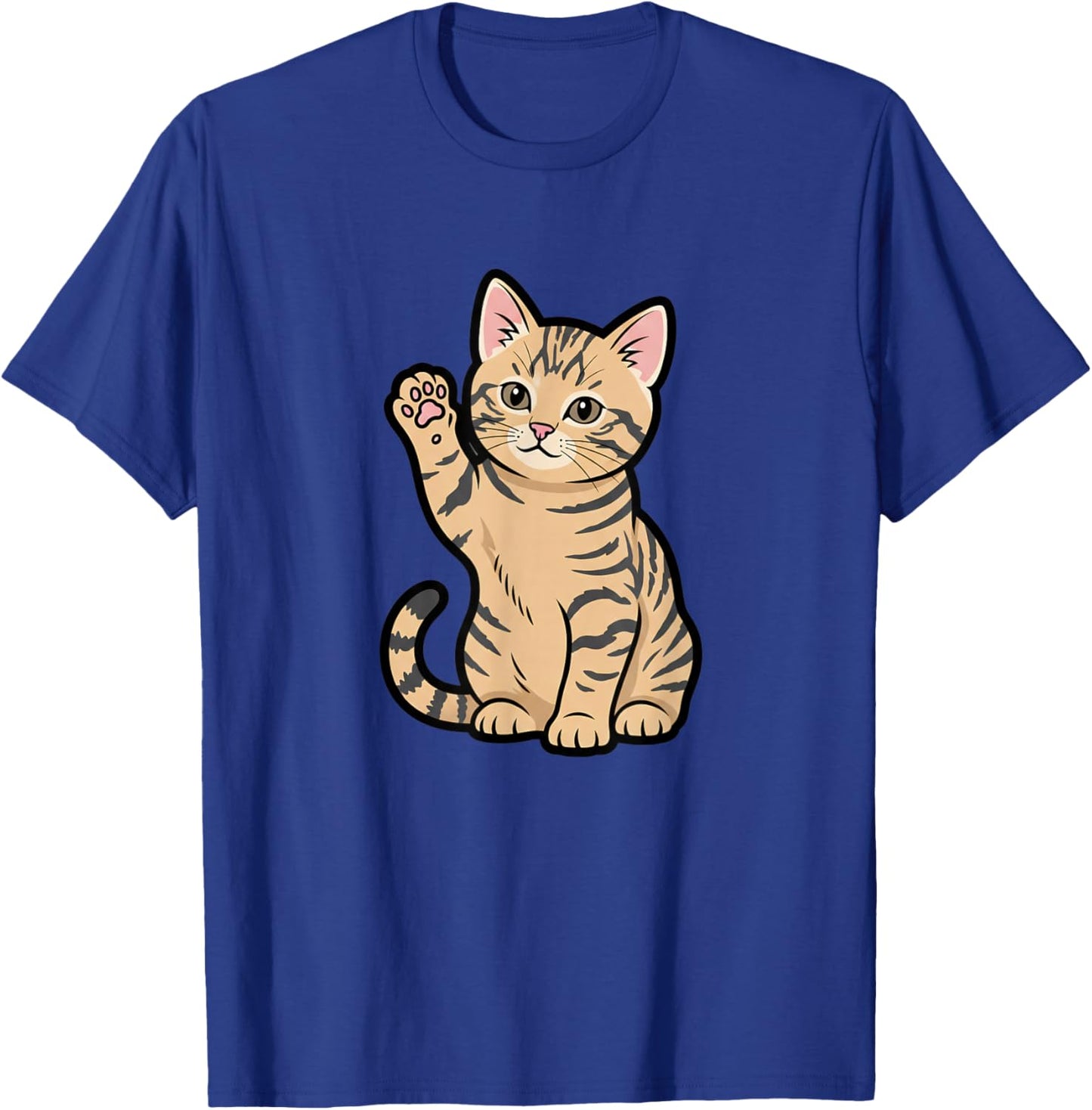 Awareness, Cat Support for Breast Cancer Awareness T-Shirt - T-Shirt | Royal