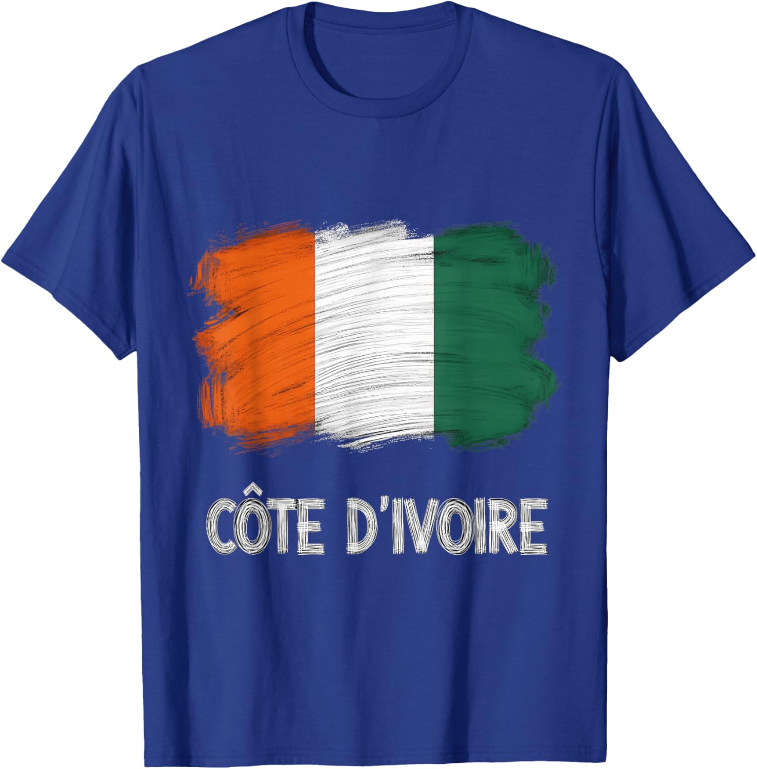 Ivory Coast Flag Cote D'Ivoire Ivorian Roots T-Shirt - T-Shirt | Royal