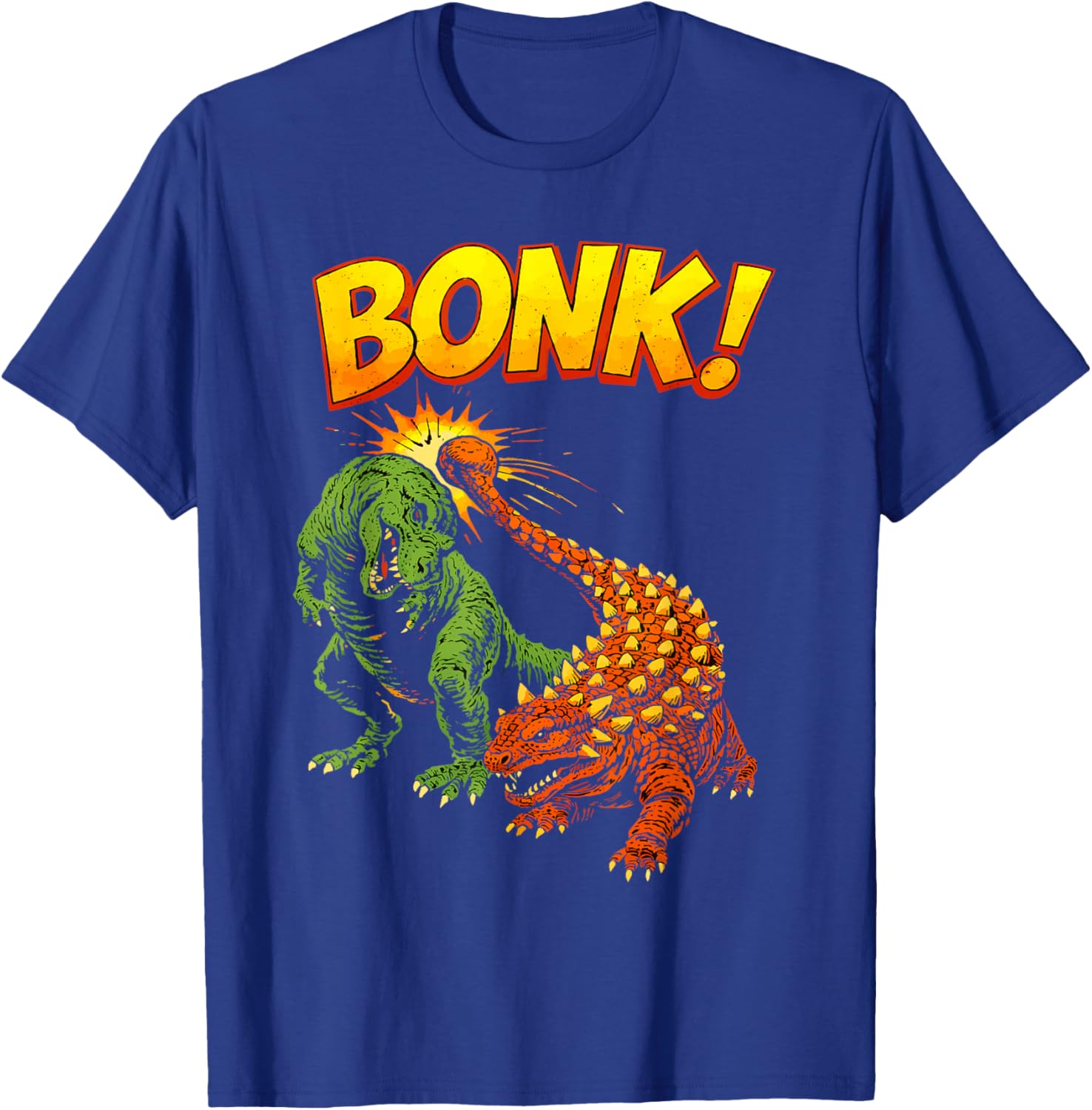 Bonk Dinosaur T-Shirt - T-Shirt | Royal