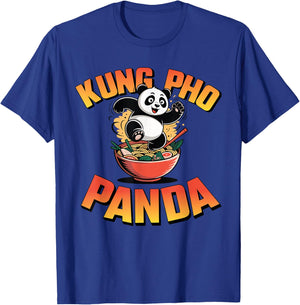 Pholicious Panda Vietnamese Pho Lover Design Kung Fu T-Shirt - T-Shirt | Royal