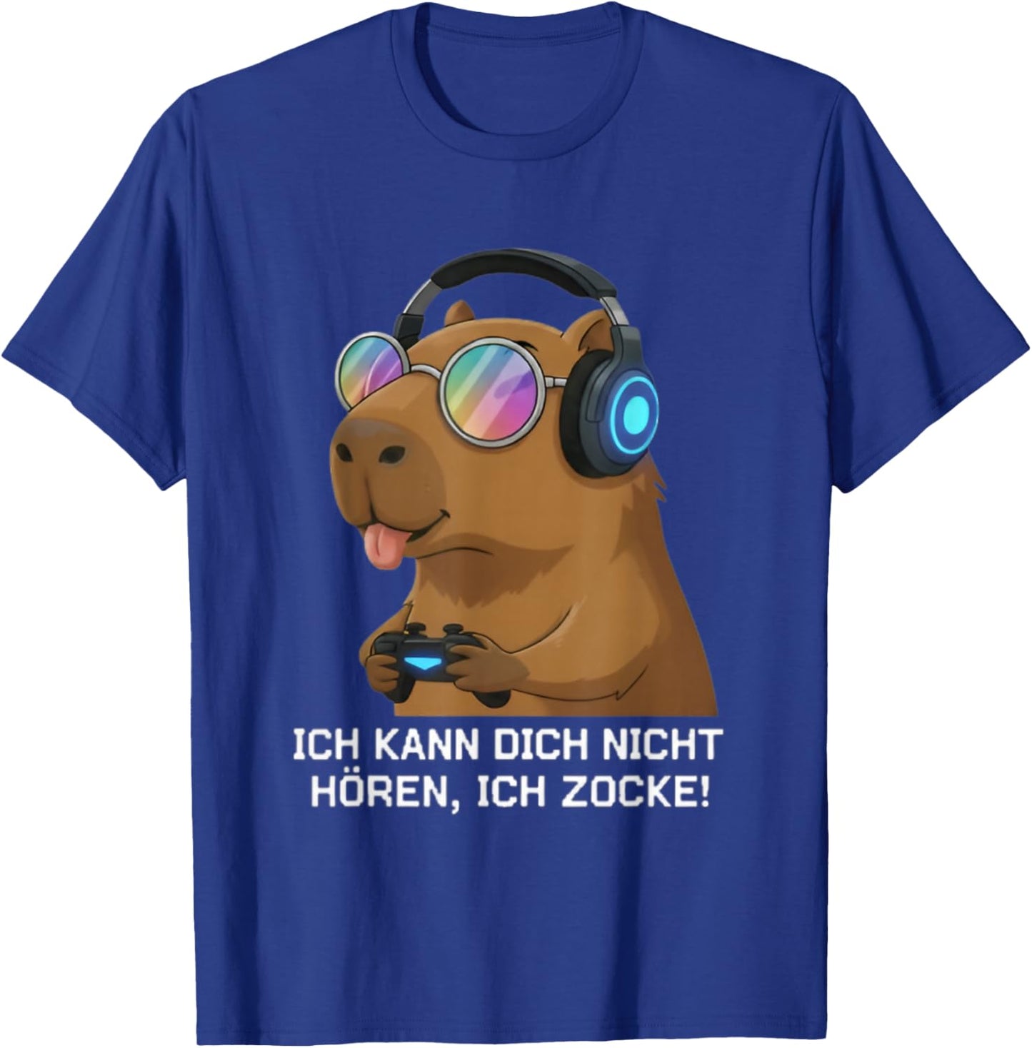 with German Text "Ich kann Dich Nicht hören" [German Language] T-Shirt - T-Shirt | Royal