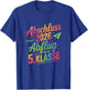Abschluss 2026 Abflug in die 5. Klasse Regenbogen T-Shirt - T-Shirt | Royal