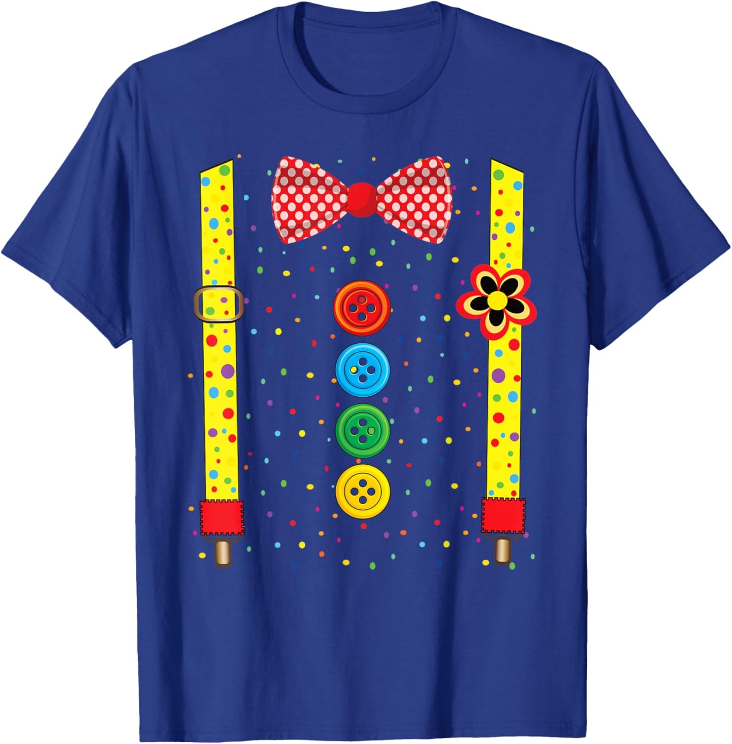Bretelles De Clown Costume De Carnaval Costume De Clown T-Shirt - T-Shirt | Royal