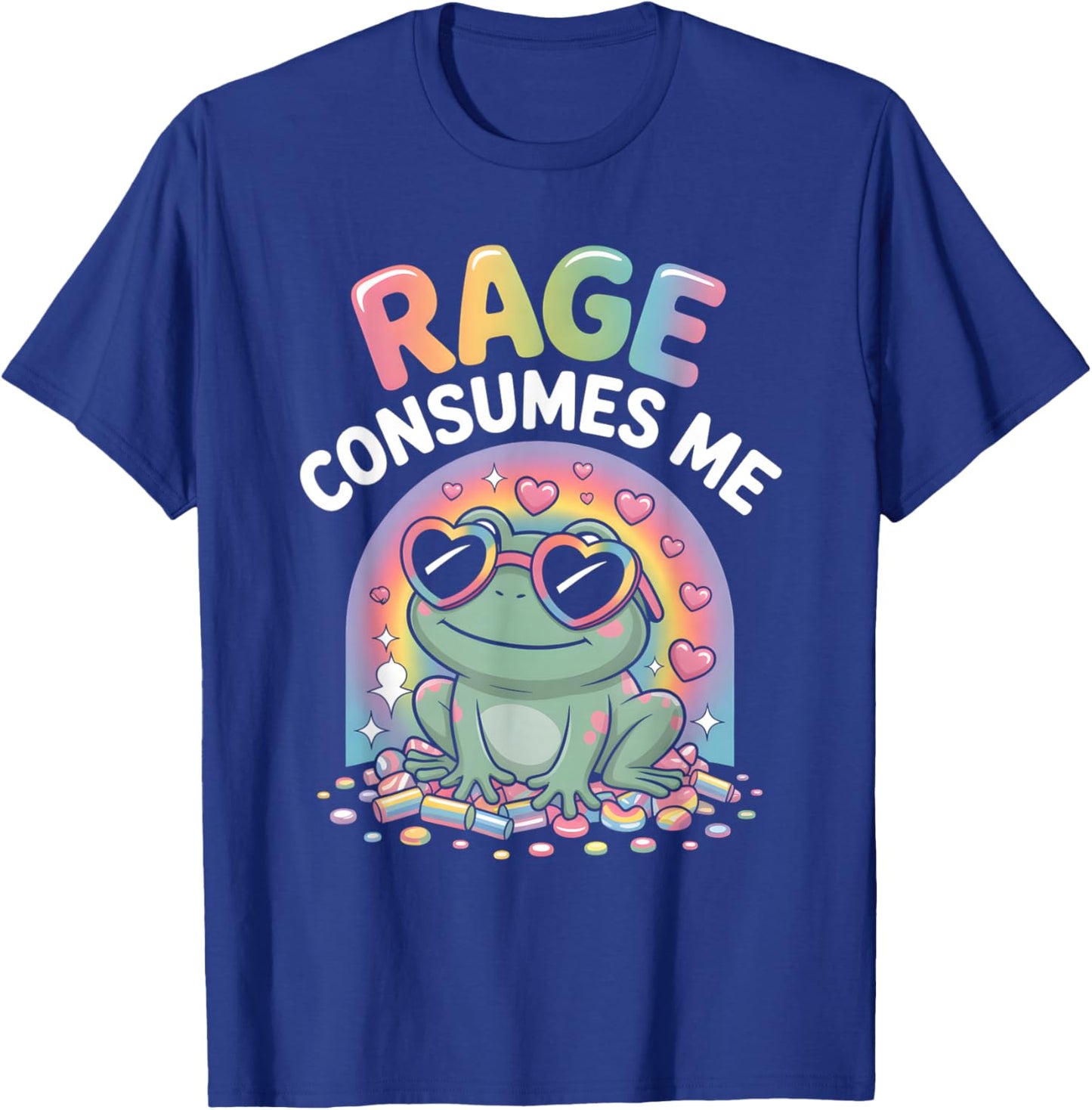 Rage Consumes Me T Shirt Cute Frog T-Shirt - T-Shirt | Royal