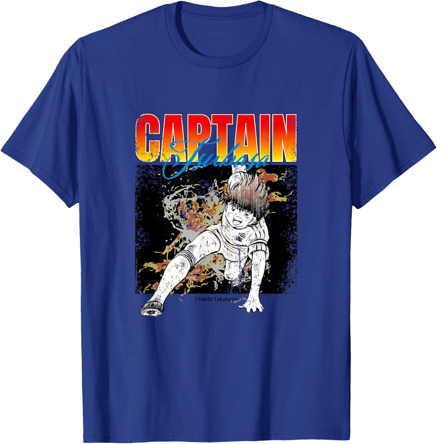 Captain Tsubasa Tsubasa Ozora (Burning Dirt) T-Shirt - T-Shirt | Royal
