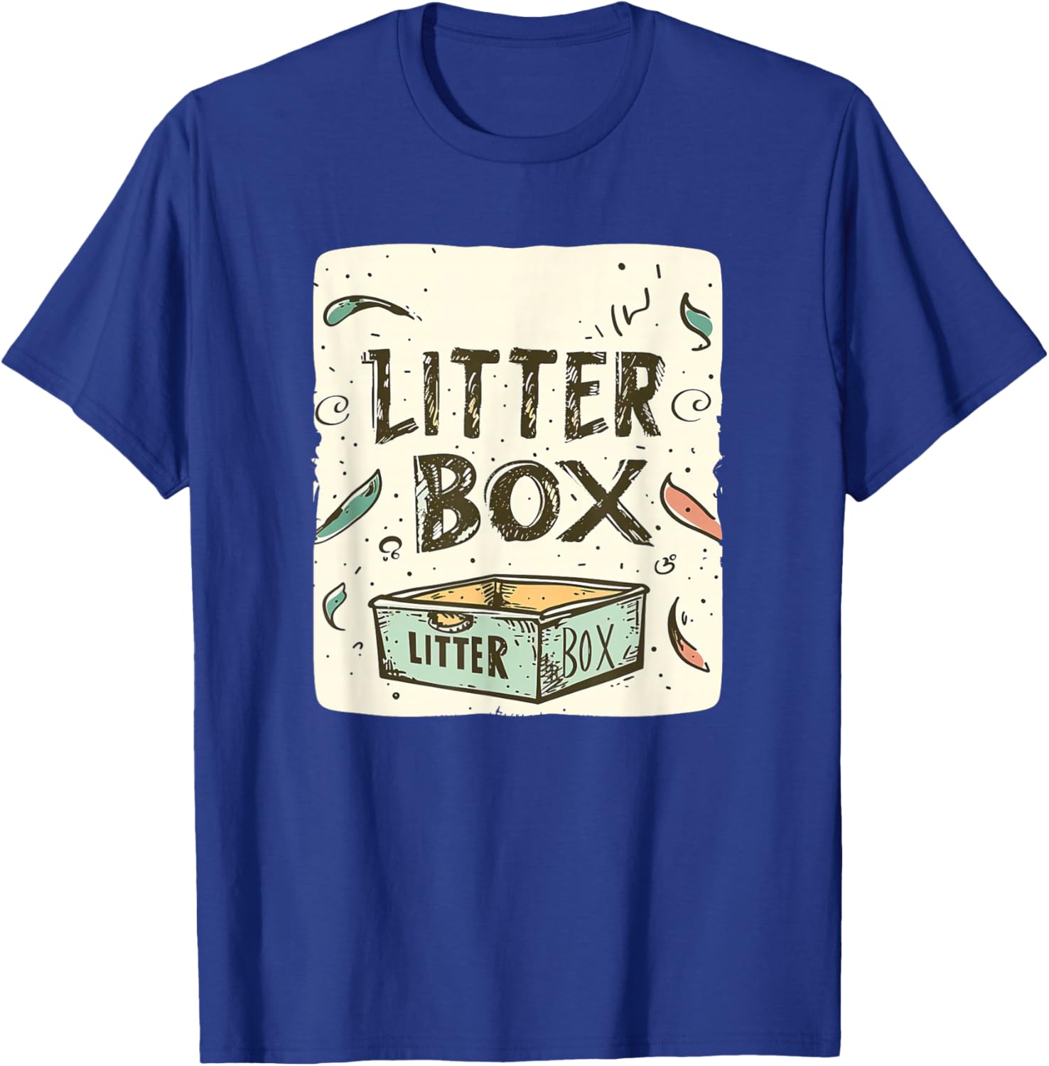 Fun Litter Box Speech Costume T-Shirt - T-Shirt | Royal