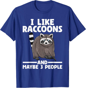 Cool Raccoon Design Women Kids Racoon Raccoon Lover T-Shirt - T-Shirt | Royal