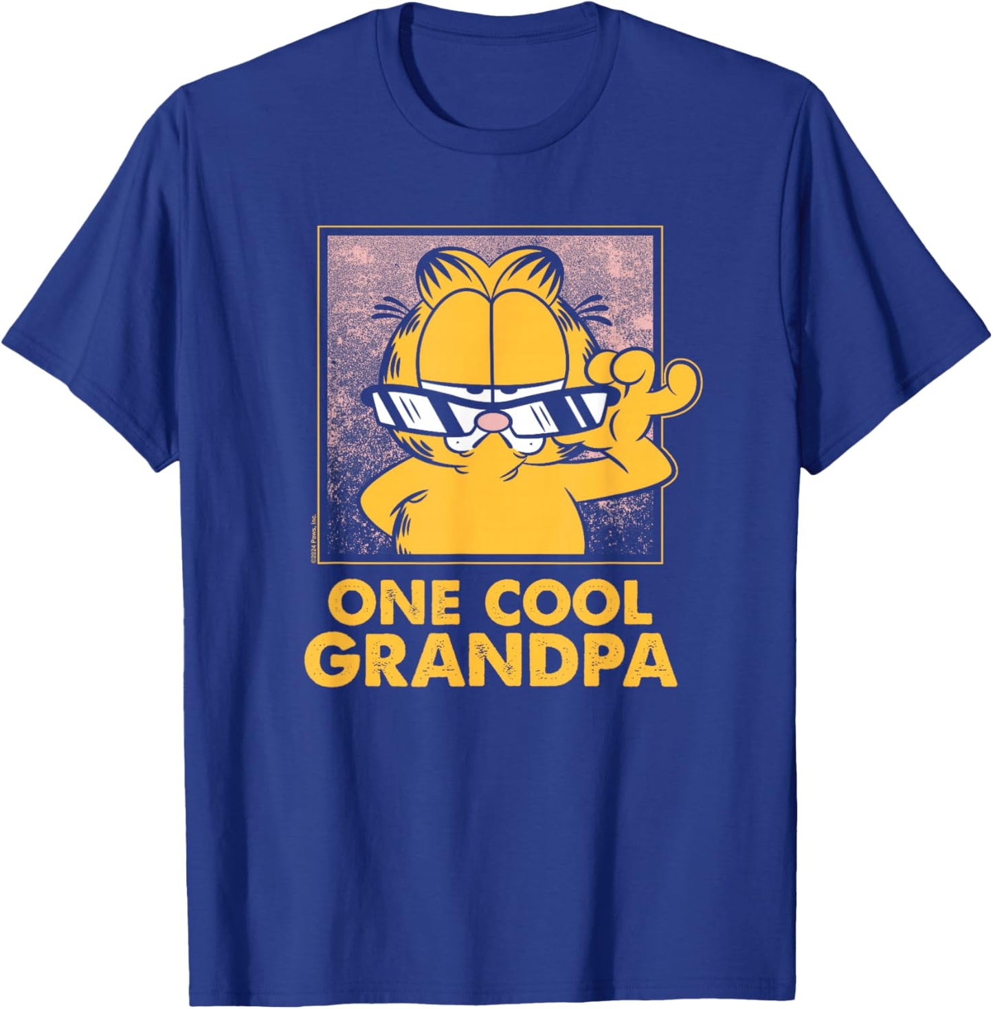 Garfield One Cool Grandpa T-Shirt - T-Shirt | Royal