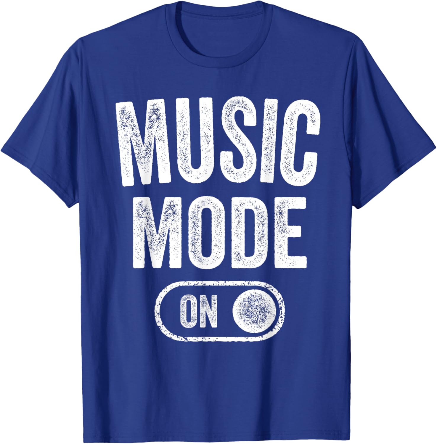 Music Mode On Funny Singer Musician Gift Composer Producer T-Shirt - T-Shirt | Royal