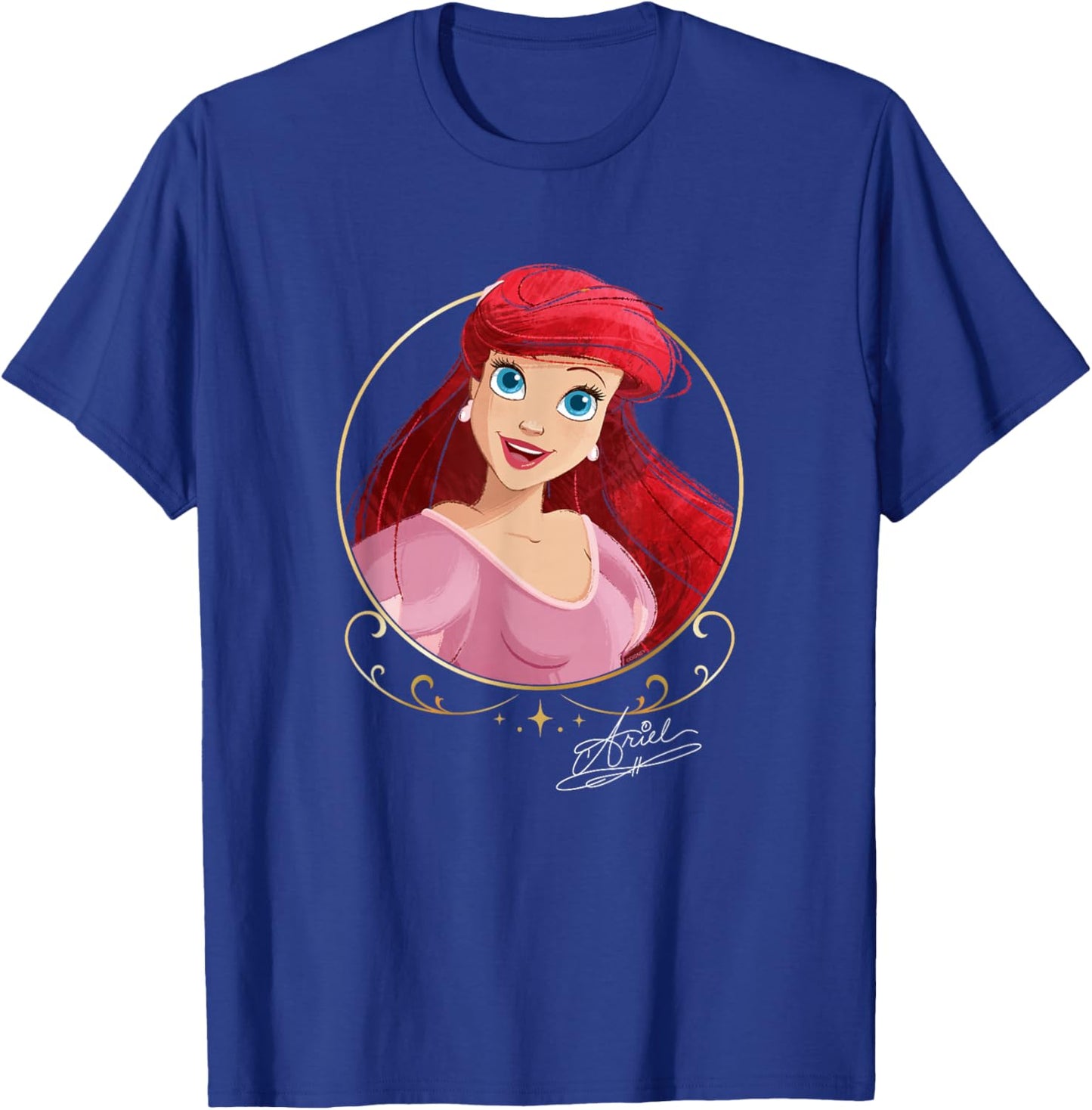 Disney Princess Royalty Group Matching Ariel 2-Sided T-Shirt - T-Shirt | Royal