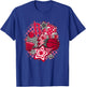 NBA Houston Rockets Psychedelic Basketball Collage T-Shirt - T-Shirt | Royal