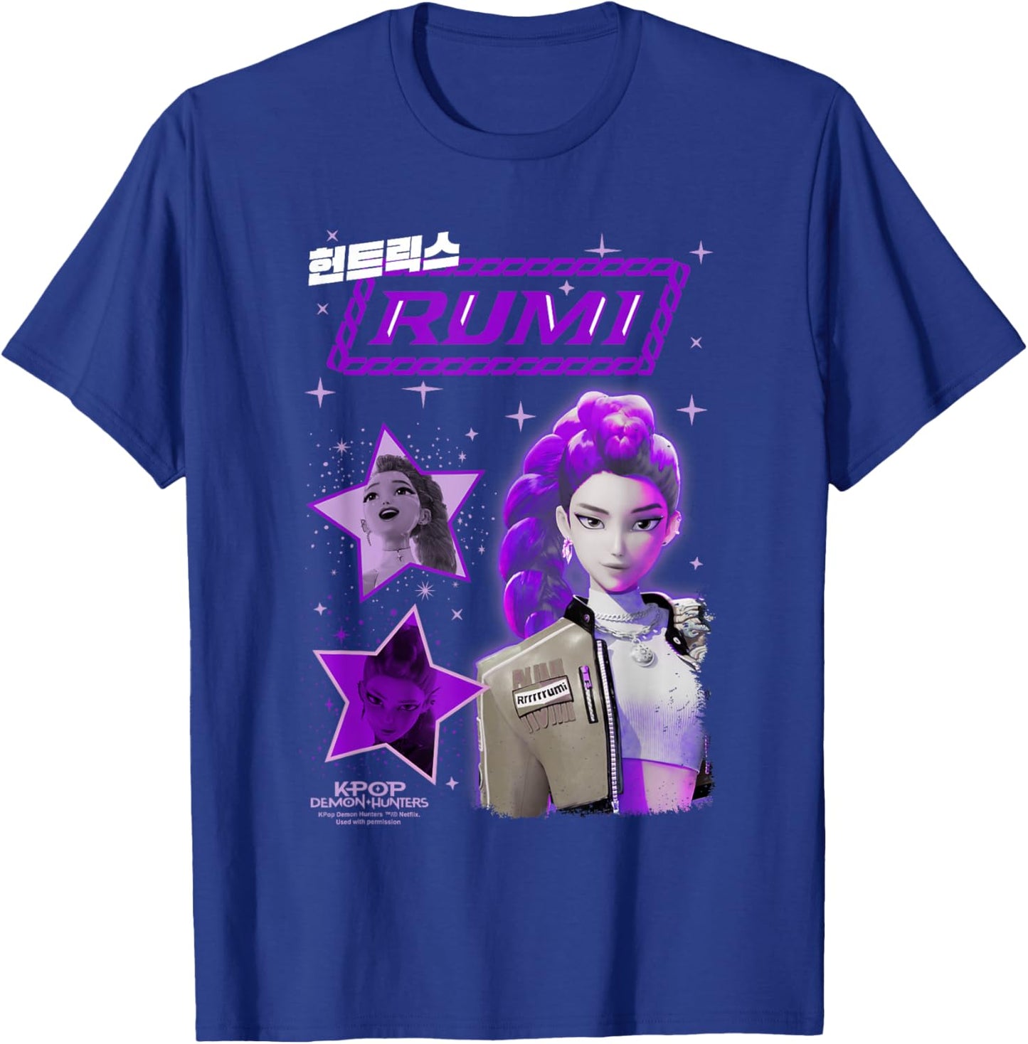 Kpop Demon Hunters Huntrix Rumi Popstar T-Shirt - T-Shirt | Royal