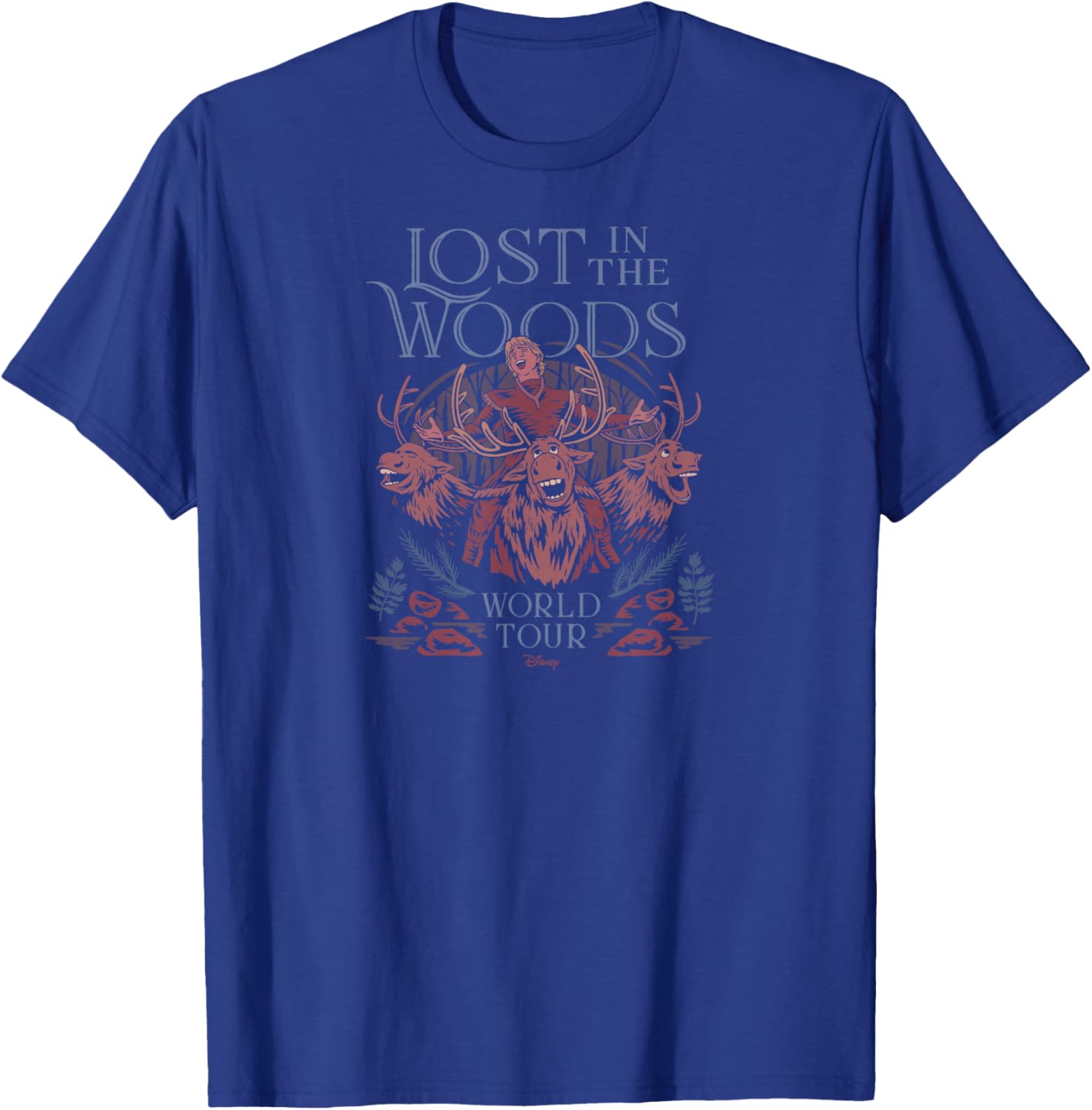 Frozen 2 - Sven - Lost in The Woods Tour T-Shirt - T-Shirt | Royal