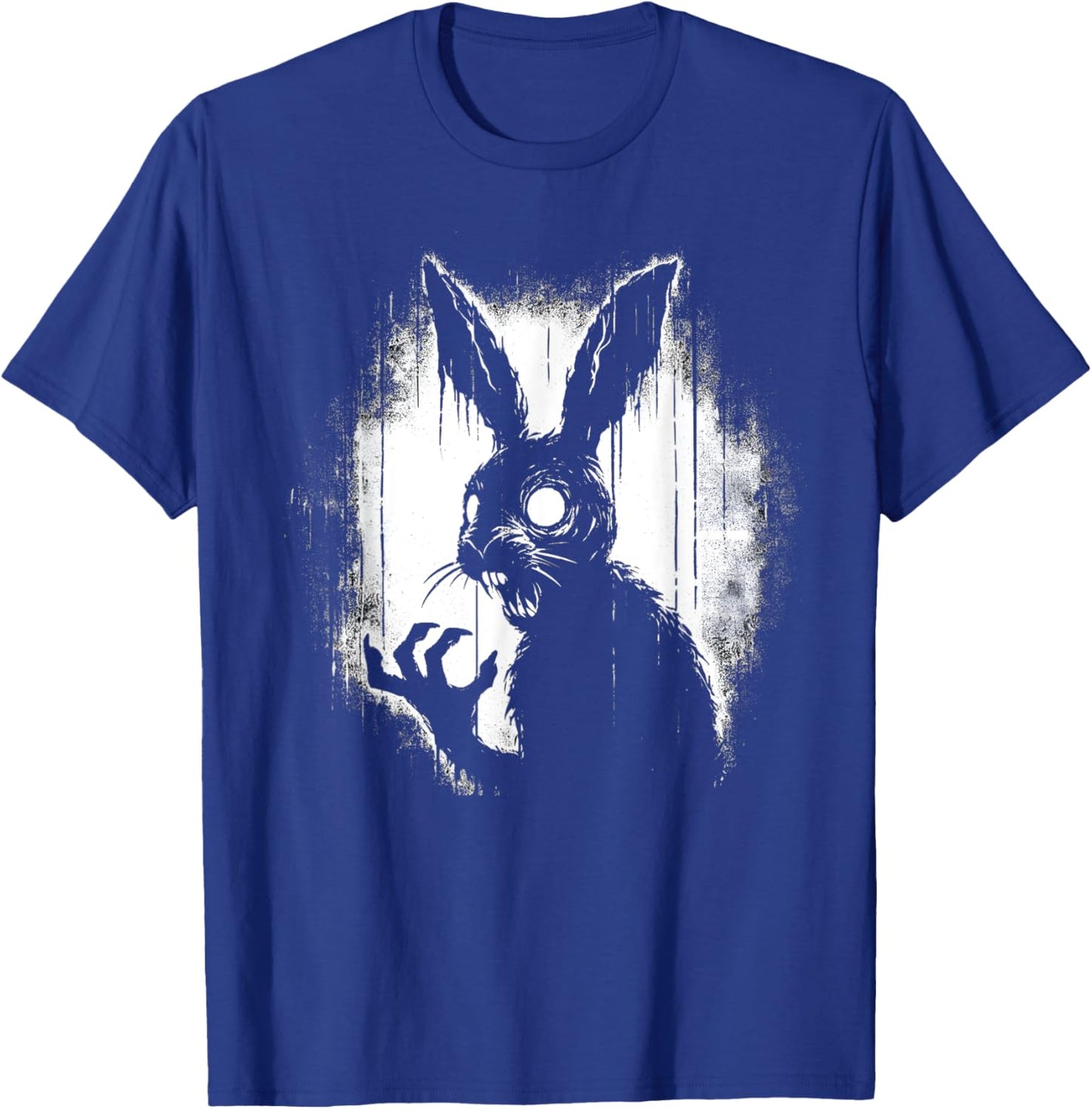 Creepy Goth Rabbit, Horror Bunny, Weirdcore Rabbit T-Shirt - T-Shirt | Royal