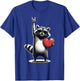 Funny Raccoon Rock on Men Women Kids Valentine's Day T-Shirt - T-Shirt | Royal