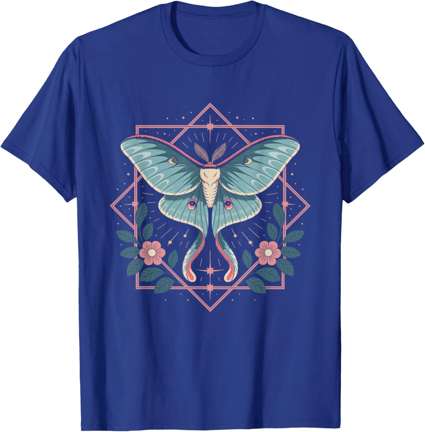 Fairycore Fairy Grunge Aesthetic Goth Fairycore Luna Moth T-Shirt - T-Shirt | Royal