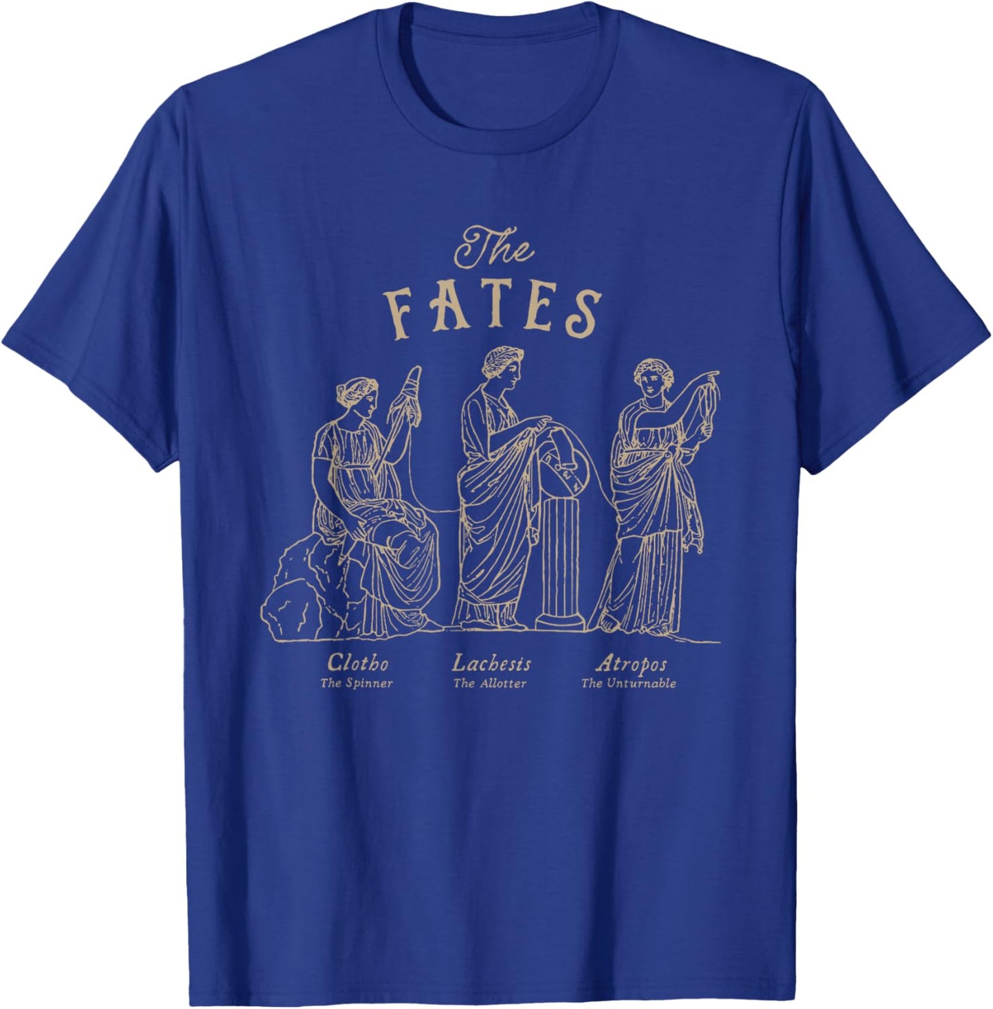 The Fates | Greek Mythology | Dark Academia | The Moirai T-Shirt - T-Shirt | Royal