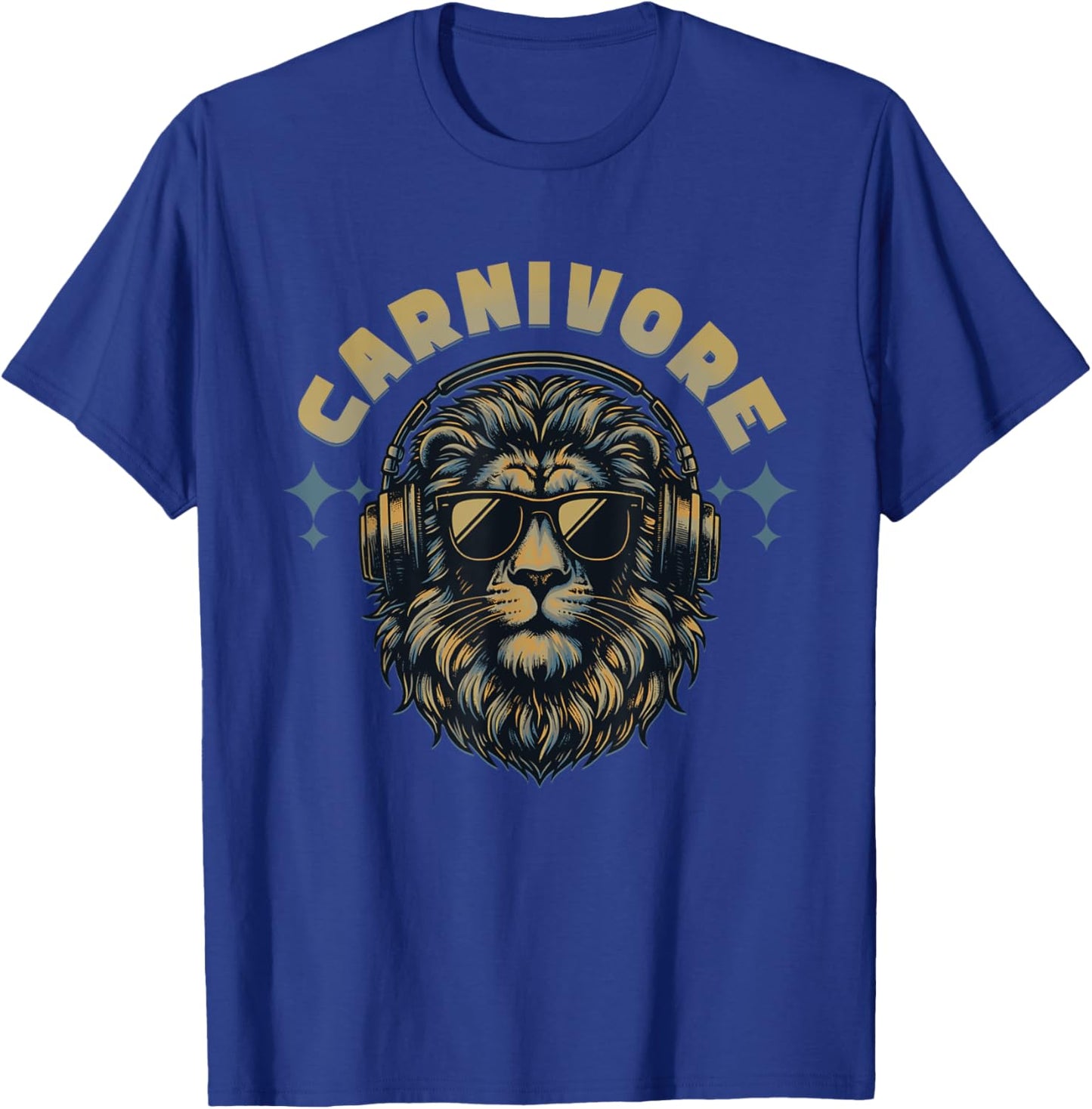 Carnivore: Zero Carb Lion Diet Lifestyle T-Shirt - T-Shirt | Royal