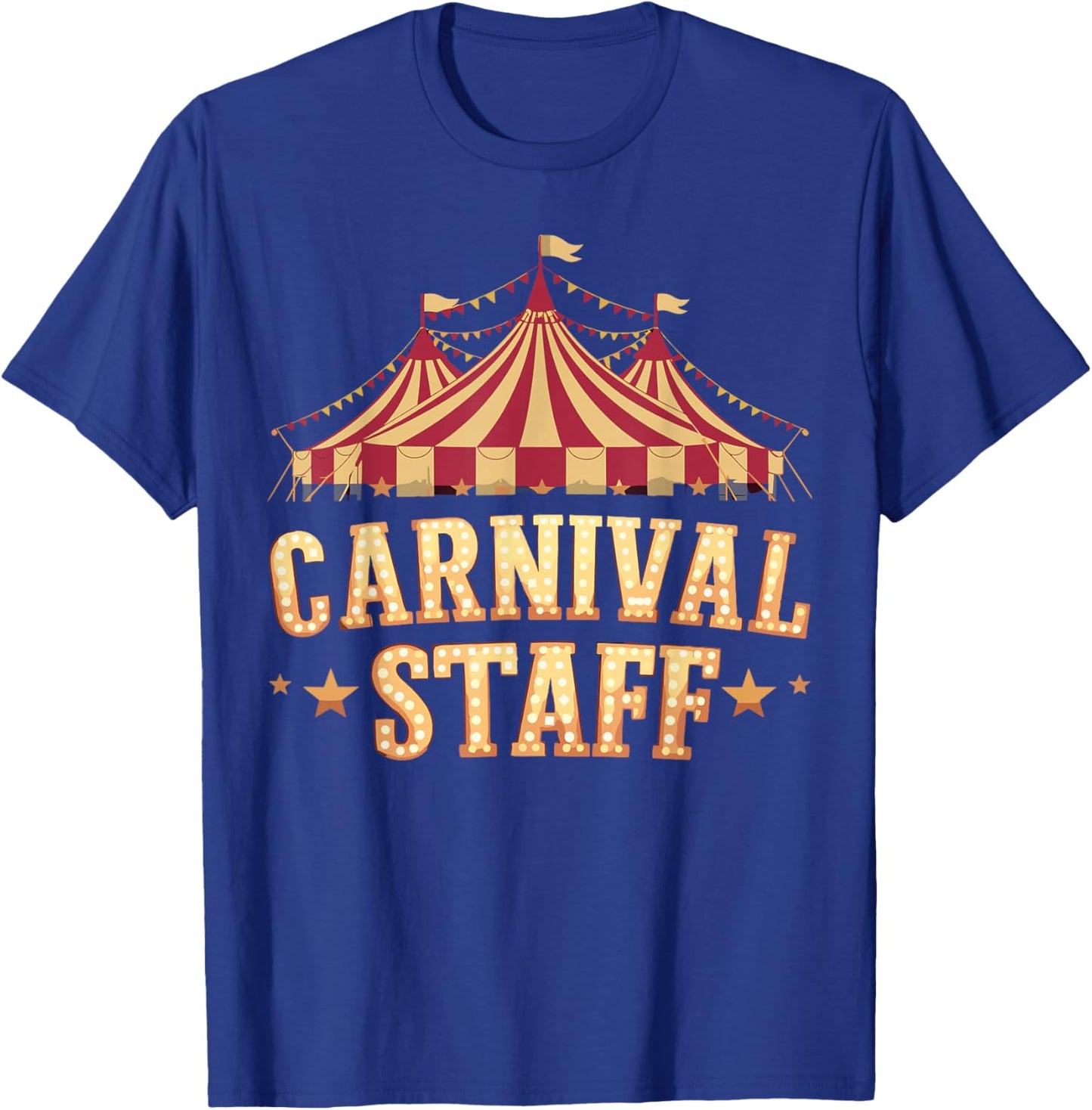 Circus Matching Carnival Staff T-Shirt - T-Shirt | Royal