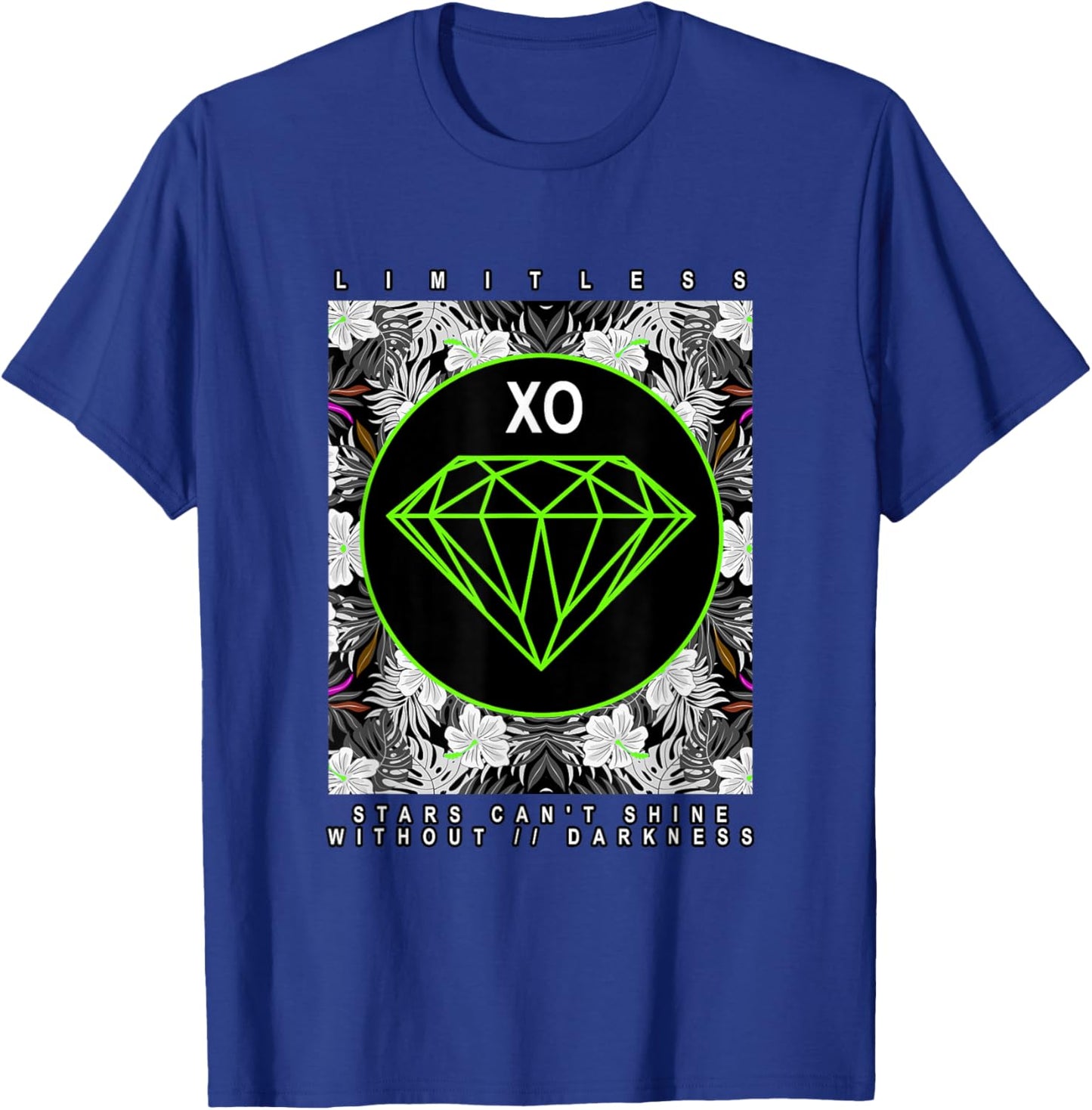 Green Color Diamond in The Dark Green Graphic T-Shirt - T-Shirt | Royal