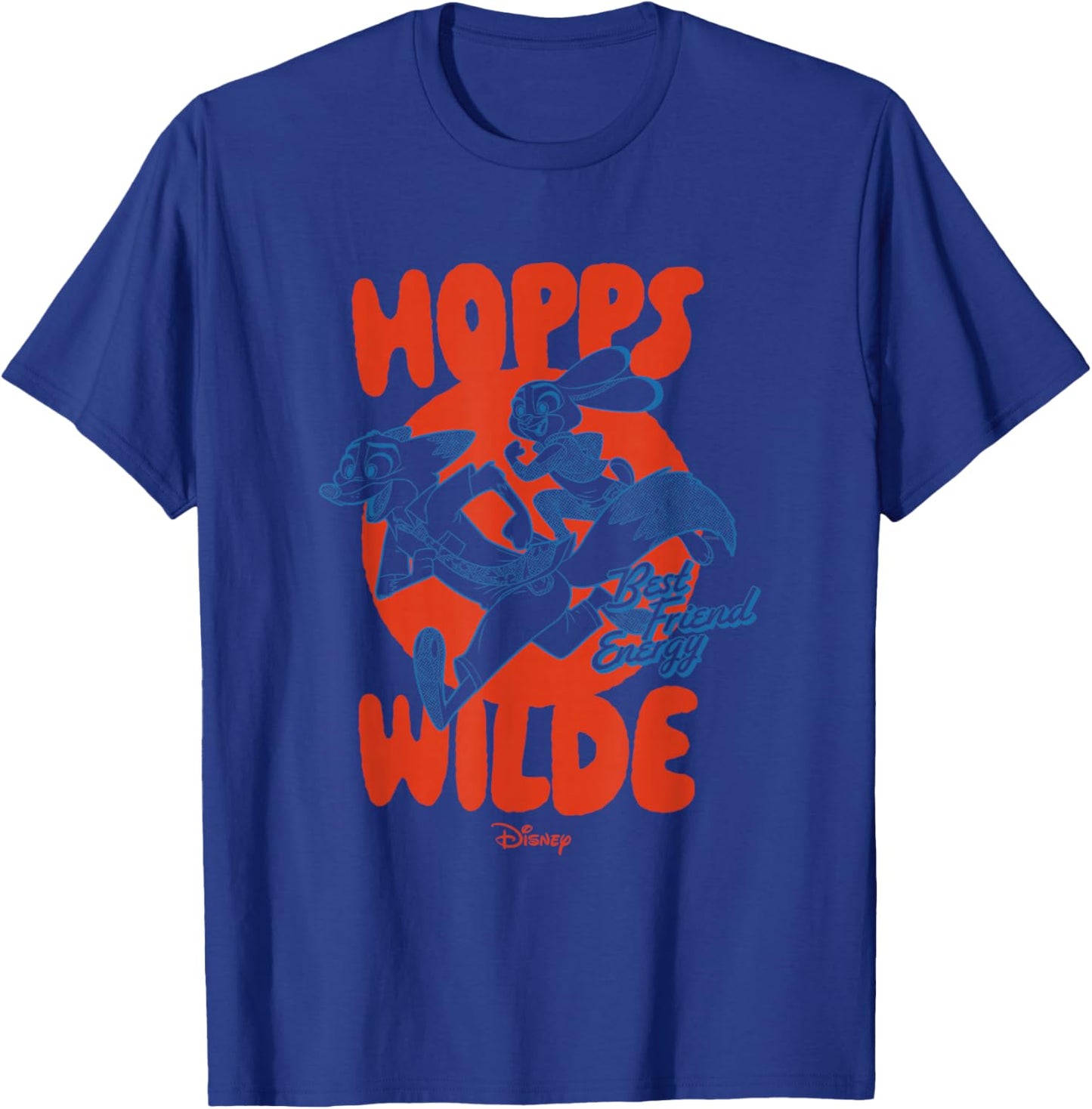 Disney Zootopia 2 Judy Hopps Nick Wilde Retro Duo T-Shirt - T-Shirt | Royal