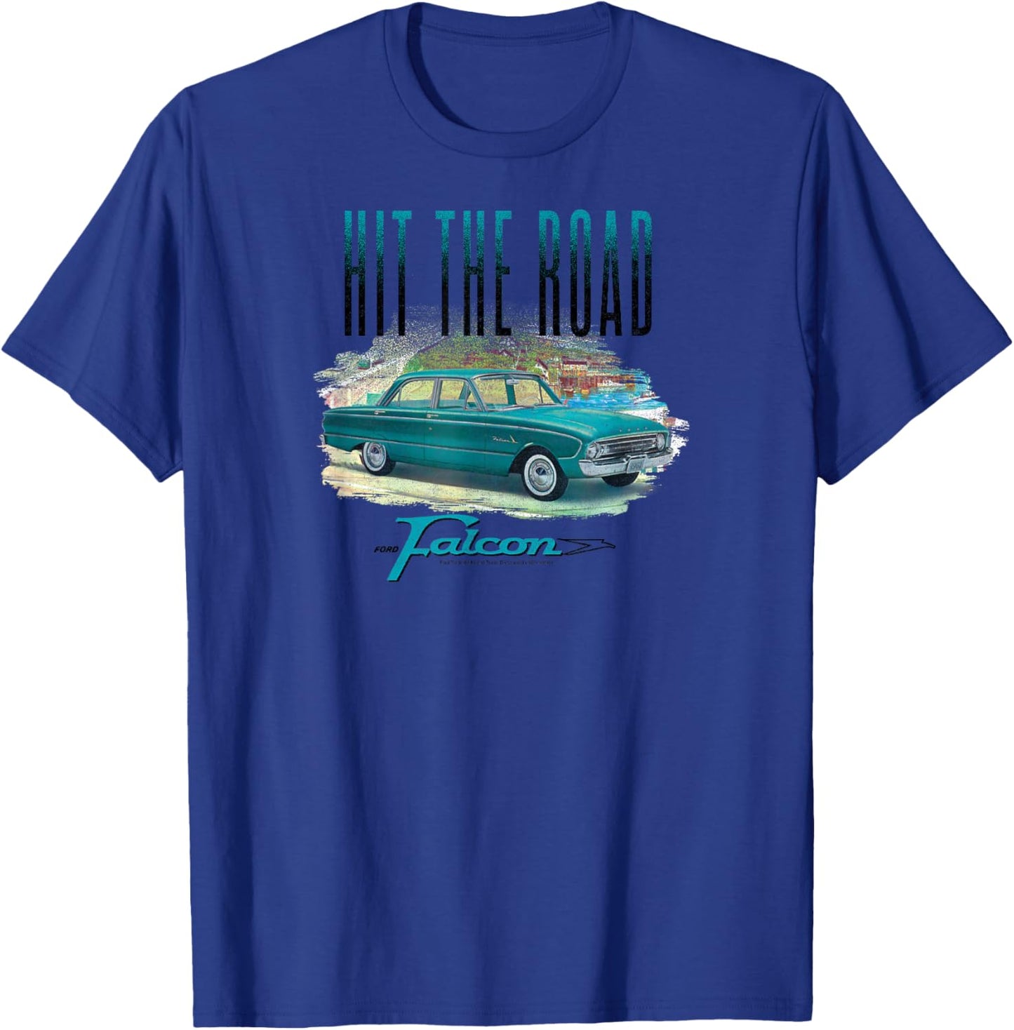 Ford - Hit The Road Falçon T-Shirt - T-Shirt | Royal