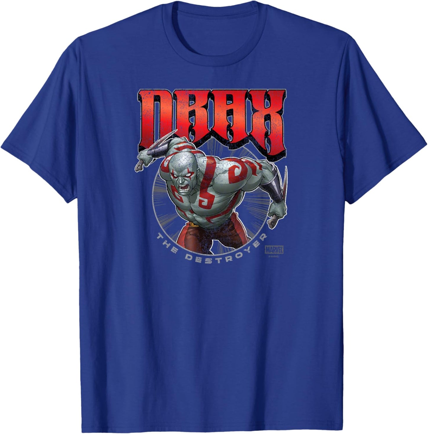 Guardians Of The Galaxy - Drax Logo T-Shirt - T-Shirt | Royal