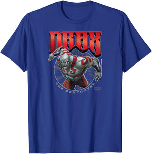 Guardians Of The Galaxy - Drax Logo T-Shirt - T-Shirt | Royal
