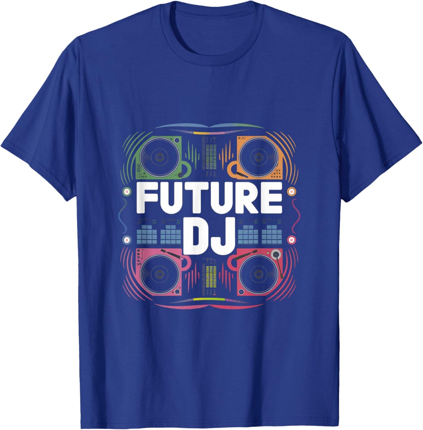 Future DJ Musician Toddler Graduation Kids School Women Men T-Shirt - T-Shirt | Royal