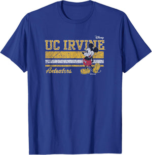Cal Irvine Anteaters Mickey Mouse Vintage Navy T-Shirt - T-Shirt | Royal